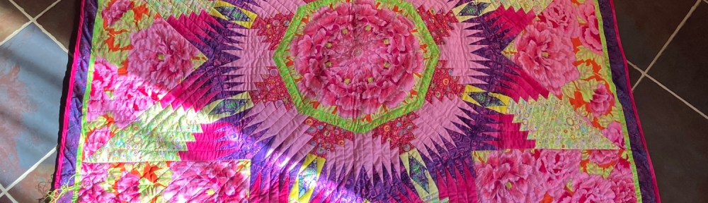 pineapple star quilt made by Deborah Cooke