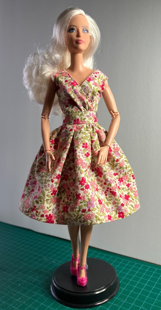 Simple Sundress pattern from Hankie Chic made in quilting cotton by Deborah Cooke