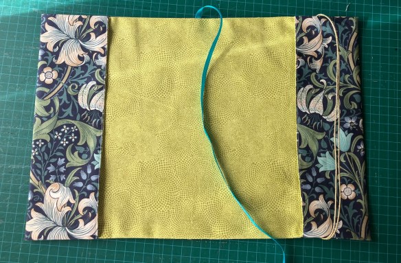 sewing a book jacket