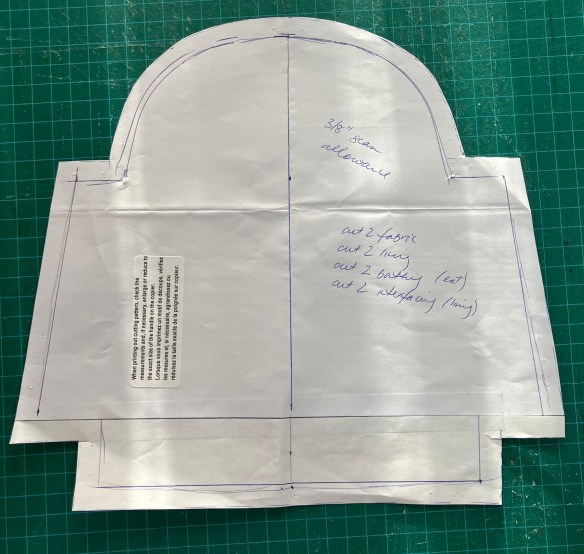 pattern for first purse made by Deborah Cooke