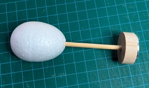 1/6 scale hat stand made by Deborah Cooke