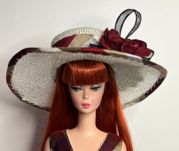 sinamay hat made for Silkstone B Lingerie #6 by Deborah Cooke